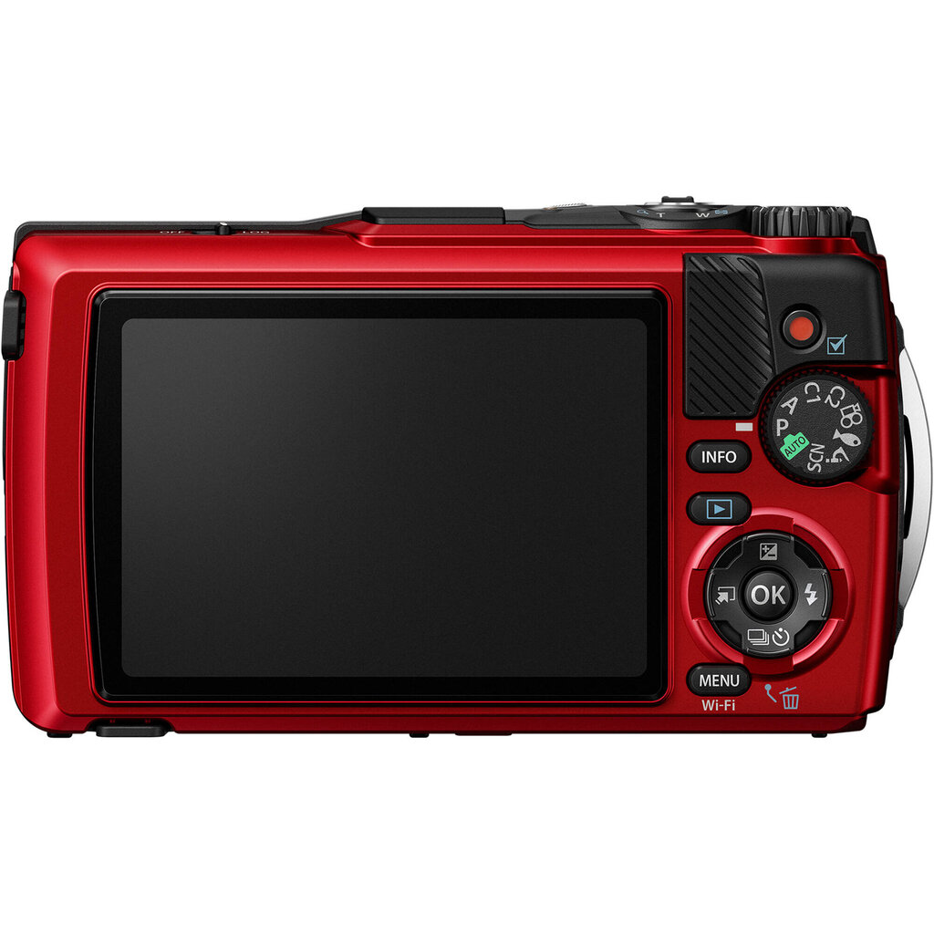 Olympus OM System Tough TG-7 red kaina ir informacija | Skaitmeniniai fotoaparatai | pigu.lt