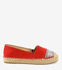 Espadrilės moterims Gemre GRM52232681, raudonos kaina ir informacija | Bateliai moterims  | pigu.lt