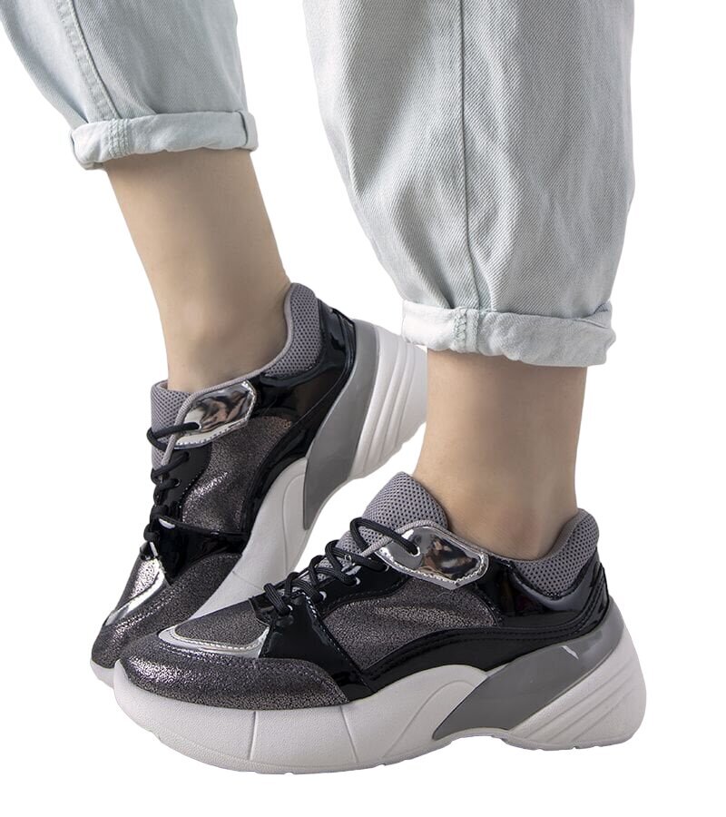 Laisvalaikio batai moterims Gemre GRM13262.2683, sidabriniai kaina ir informacija | Sportiniai bateliai, kedai moterims | pigu.lt