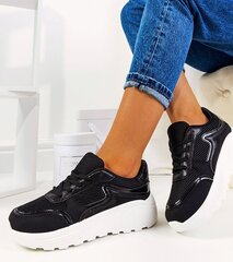 Sportiniai batai moterims Black Basemat GRM15141.2681, juodi цена и информация | Спортивная обувь, кроссовки для женщин | pigu.lt