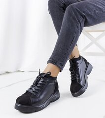 Laisvalaikio batai moterims Gemre GRM17374.2680, juodi kaina ir informacija | Sportiniai bateliai, kedai moterims | pigu.lt
