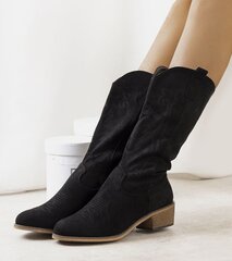 Ilgaauliai batai moterims Gracia GRM18680.2680, juodi kaina ir informacija | Aulinukai, ilgaauliai batai moterims | pigu.lt