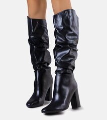 Ilgaauliai batai moterims Gemre GRM18727.2681, juodi цена и информация | Женские ботинки | pigu.lt