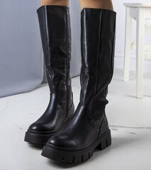 Ilgaauliai batai moterims Gemre Mezzo GRM18918.2680, juodi цена и информация | Женские ботинки | pigu.lt