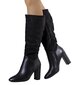 Ilgaauliai batai moterims Gemre GRM19114.2681, juodi цена и информация | Aulinukai, ilgaauliai batai moterims | pigu.lt