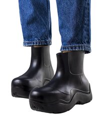 Guminiai batai moterims Gemre GRM19236.2681, juodi цена и информация | Женские резиновые сапоги | pigu.lt