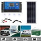 Lankstus saulės modulio rinkinys su 100A valdikliu, 10W kaina ir informacija | Komponentai saulės jėgainėms | pigu.lt