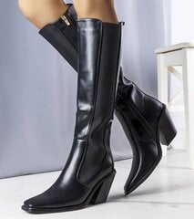 Ilgaauliai batai moterims Imagna GRM18913.2677, juodi kaina ir informacija | Aulinukai, ilgaauliai batai moterims | pigu.lt