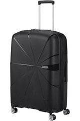 American Tourister средний чемодан  Starvibe Spinner Black M 67 см, цена и информация | Чемоданы, дорожные сумки  | pigu.lt