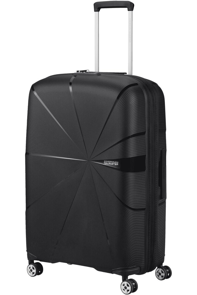 Vidutinis lagaminas American Tourister Starvibe Spinner Black, M, juodas цена и информация | Lagaminai, kelioniniai krepšiai | pigu.lt