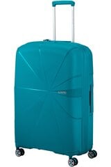 American Tourister средний чемодан  Starvibe Spinner Verdigris M 67 см, цена и информация | Чемоданы, дорожные сумки | pigu.lt