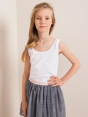Apatiniai marškinėliai mergaitėms fkrsb33e92, balti kaina ir informacija | Apatinis trikotažas mergaitėms | pigu.lt