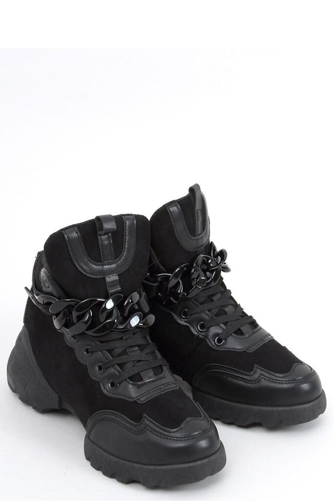 Laisvalaikio batai moterims Inello LKK162888.2677, juodi kaina ir informacija | Sportiniai bateliai, kedai moterims | pigu.lt
