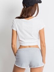 Серые женские шорты slim fit цена и информация | Женские шорты | pigu.lt