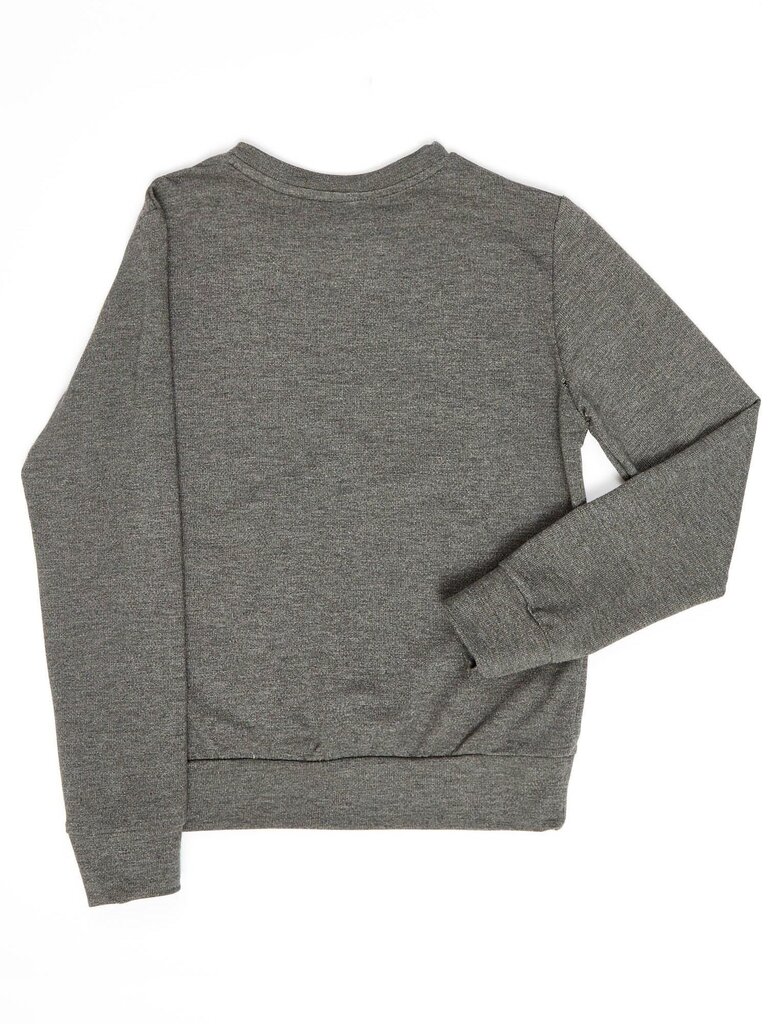 Džemperis vaikams, pilkas kaina ir informacija | Megztiniai, bluzonai, švarkai mergaitėms | pigu.lt