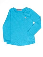 Блузка кружевная с коротким рукавом для девочек Gulliver, синяя цена и информация | Футболка для девочек | pigu.lt
