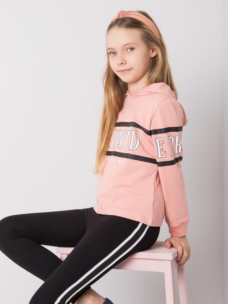 Džemperis mergaitėms, rožinis kaina ir informacija | Megztiniai, bluzonai, švarkai mergaitėms | pigu.lt