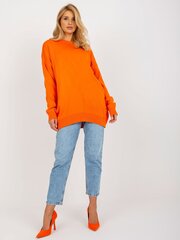 Женский оранжевый свитер оверсайз цена и информация | Женские кофты | pigu.lt