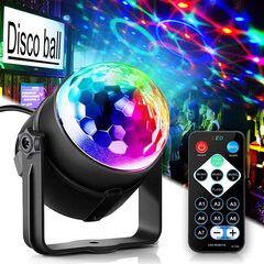 RGB LED Диско Шар цена и информация | Праздничные декорации | pigu.lt