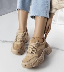 Sportiniai batai moterims Jenna GRM20494.2678, smėlio spalvos цена и информация | Спортивная обувь, кроссовки для женщин | pigu.lt