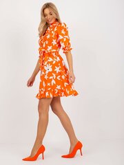 Suknelė moterims, oranžinė kaina ir informacija | Suknelės | pigu.lt