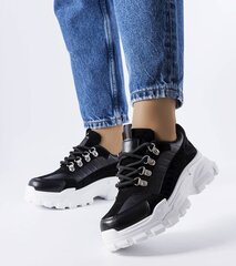 Laisvalaikio batai moterims Gemre GRM20704.2681, juodi kaina ir informacija | Sportiniai bateliai, kedai moterims | pigu.lt
