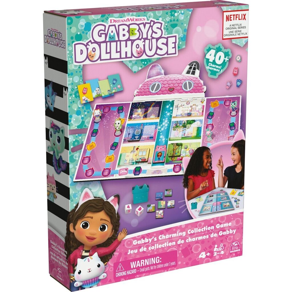 Stalo žaidimas Spinmaster Games Gabbys Dollhouse Charming Collection,  6067032 цена | pigu.lt