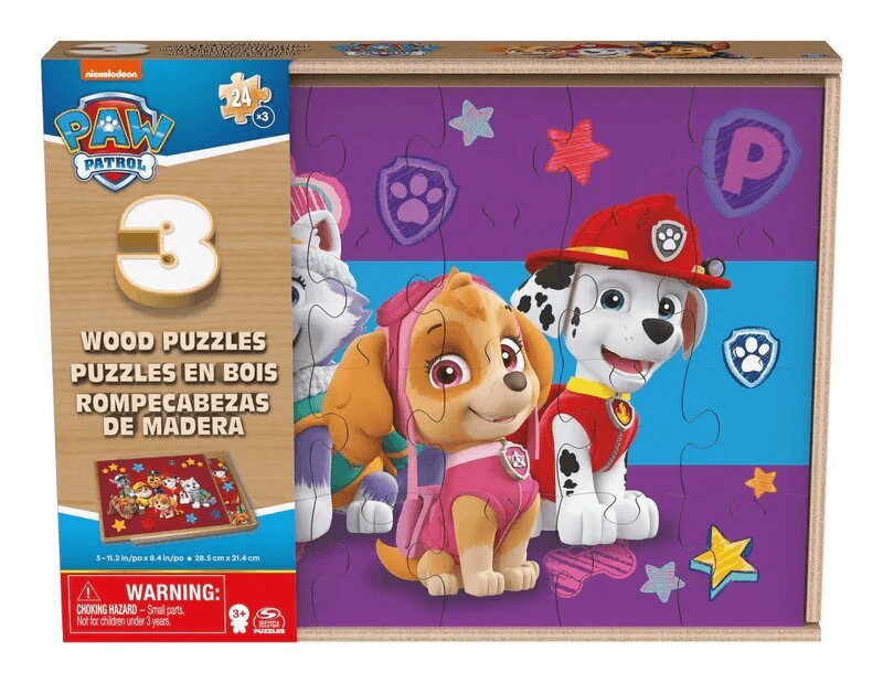 Dėlionių rinkinys Spinmaster Games Paw Patrol 6066794 kaina ir informacija | Dėlionės (puzzle) | pigu.lt