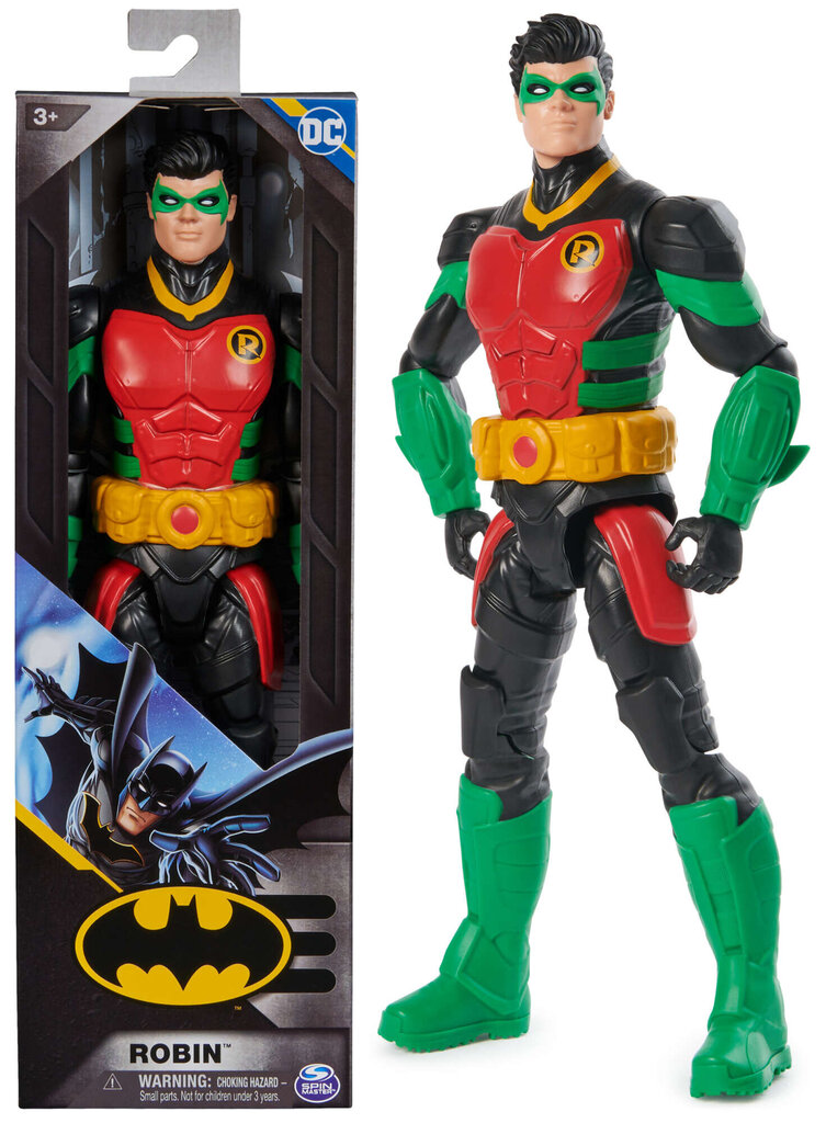 Figūrėlė DC Comics Batman Robin Spin Master, 30 cm kaina ir informacija | Žaislai berniukams | pigu.lt