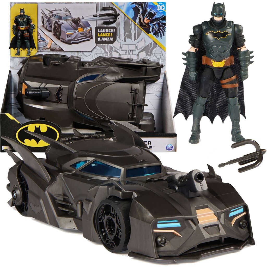 Transporto priemonė su figūrėle Dc Comics Crusader Batmobile kaina ir informacija | Žaislai berniukams | pigu.lt