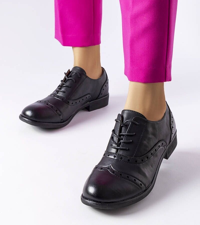 Laisvalaikio batai moterims Gemre GRM216302678, juodi kaina ir informacija | Bateliai moterims  | pigu.lt