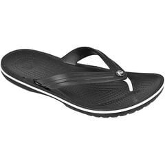 Šlepetės vyrams Crocs Crocband Flip 11033 SW1601796227, juodos kaina ir informacija | Vyriškos šlepetės, basutės | pigu.lt