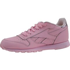 Sportiniai batai mergaitėms Reebok Classic Leather Metallic JR BD5898, rožiniai kaina ir informacija | Sportiniai batai vaikams | pigu.lt