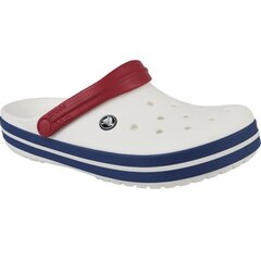 Crocs šlepetės vyrams Crockband U SW505844.1176, baltos kaina ir informacija | Vyriškos šlepetės, basutės | pigu.lt