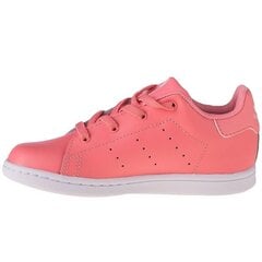 Laisvalaikio batai vaikams Adidas Stan Smith el k ef4928, rožiniai цена и информация | Детская спортивная обувь | pigu.lt