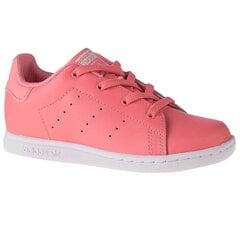 Laisvalaikio batai vaikams Adidas Stan Smith el k ef4928, rožiniai цена и информация | Детская спортивная обувь | pigu.lt