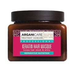 Plaukų kaukė Arganicae Keratin Masque For Damaged Hair, 500 ml kaina ir informacija | Priemonės plaukų stiprinimui | pigu.lt