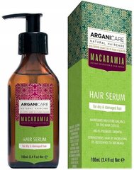 Сыворотка для волос Arganicare Macadamia, 100 мл цена и информация | Средства для укрепления волос | pigu.lt