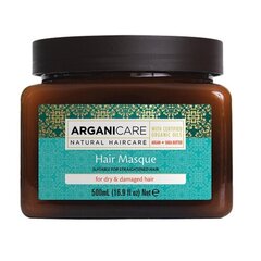 Plaukų kaukė Arganicare Shea Butter Hair, 500 ml kaina ir informacija | Priemonės plaukų stiprinimui | pigu.lt