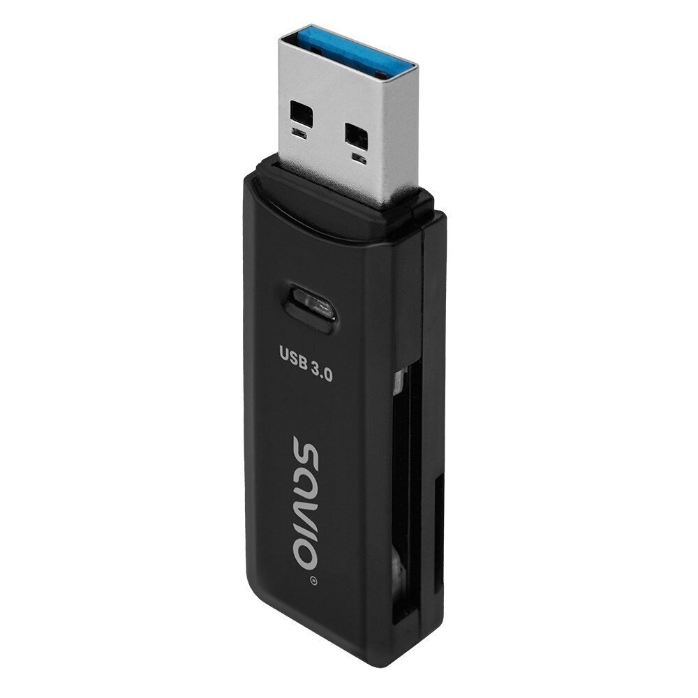 Savio SD card reader USB 3.0 AK-64 kaina ir informacija | Adapteriai, USB šakotuvai | pigu.lt