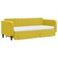 Sofa-lova vidaXL, 80x200 cm, geltona kaina ir informacija | Lovos | pigu.lt