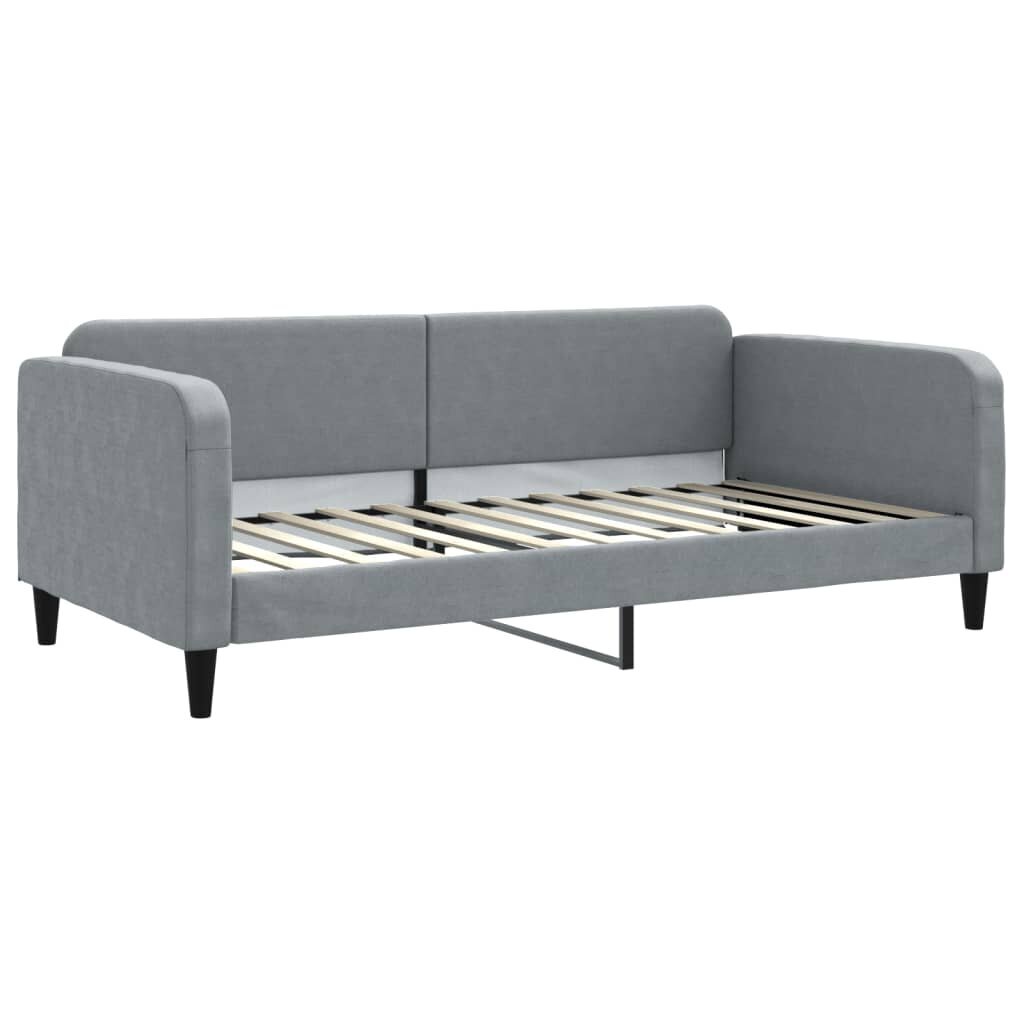 Sofa-lova vidaXL, 100x200 cm, pilka kaina ir informacija | Lovos | pigu.lt