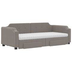 Sofa-lova vidaXL, 100x200 cm, pilka kaina ir informacija | Lovos | pigu.lt