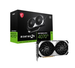 GeForce RTX 4070 Ti Ventus 2X 12G OC kaina ir informacija | Vaizdo plokštės (GPU) | pigu.lt