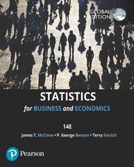 Statistics for Business & Economics, Global Edition 14th edition kaina ir informacija | Ekonomikos knygos | pigu.lt