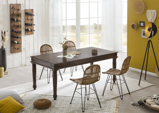 Valgomojo stalas Tables&Co, rudas kaina ir informacija | Virtuvės ir valgomojo stalai, staliukai | pigu.lt