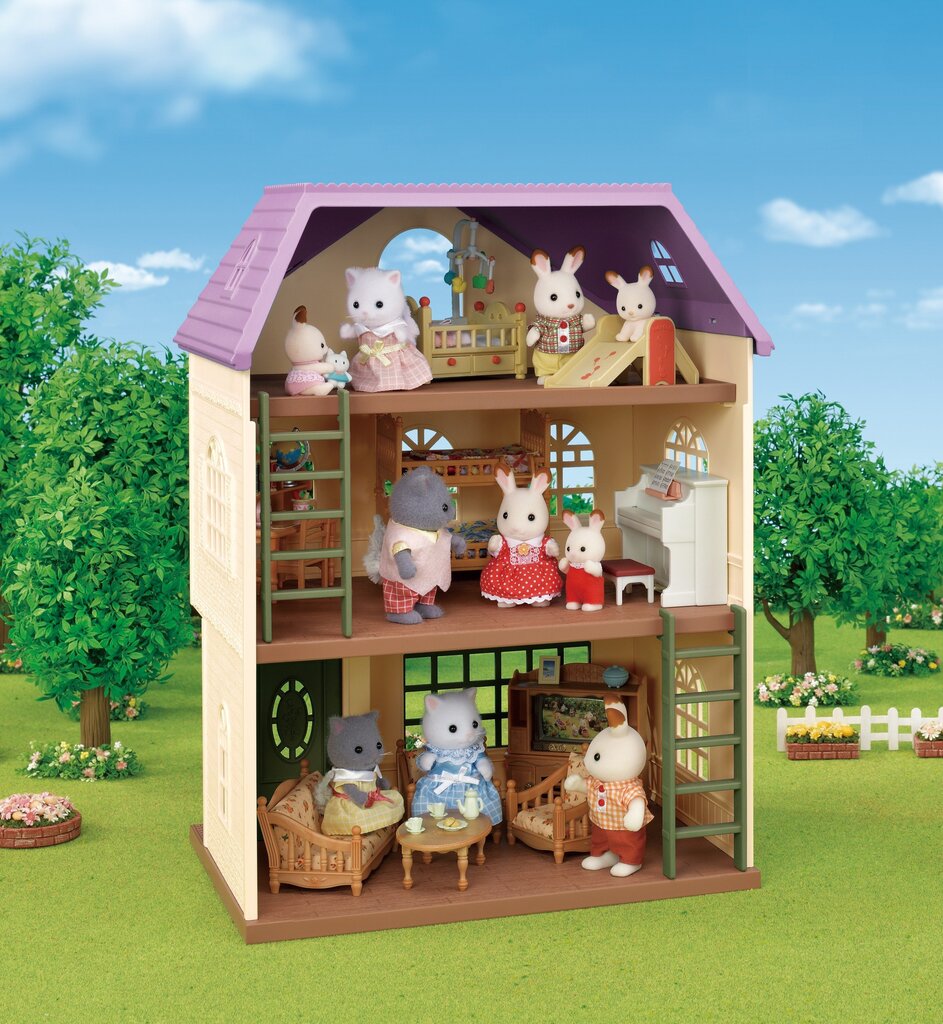 Figūrėlių rinkinys Sylvanian Families Namelis su terasa kaina ir informacija | Žaislai berniukams | pigu.lt