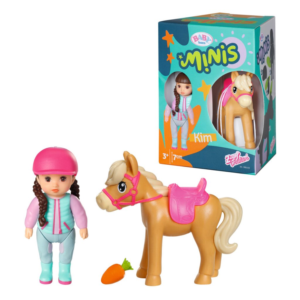 Mini rinkinys Baby Born Poilsis su žirgu kaina ir informacija | Žaislai mergaitėms | pigu.lt