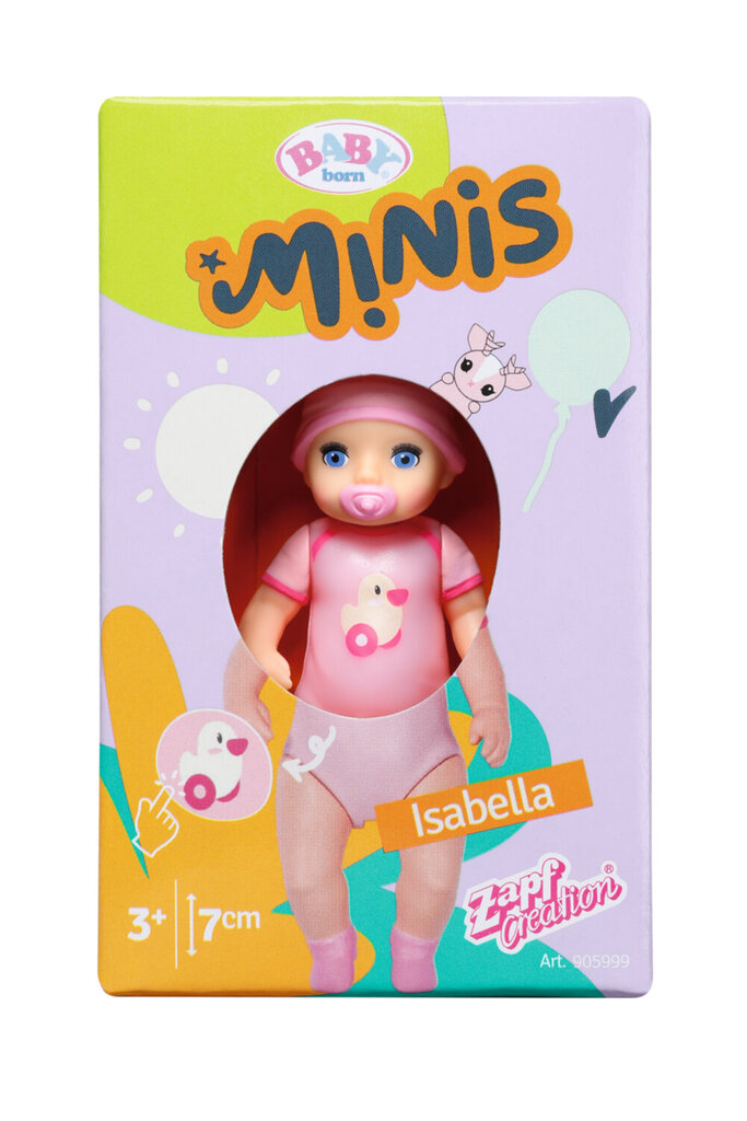 Mini lėlytė Baby Born kaina ir informacija | Žaislai mergaitėms | pigu.lt