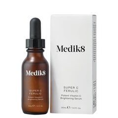 Осветляющая сыворотка для лица Medik8 Super C Ferulic, 30 мл цена и информация | Сыворотки для лица, масла | pigu.lt